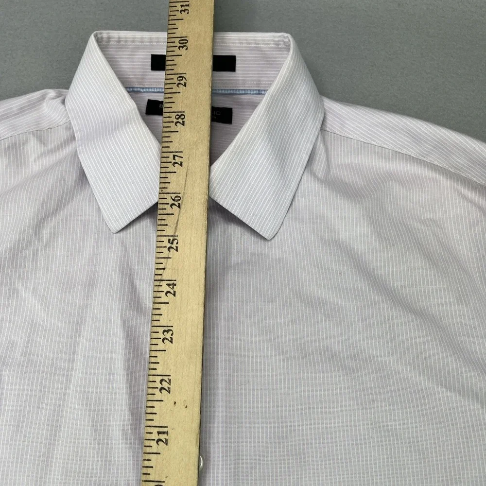 Banana Republic Men's Small Slim Fit No Iron 100% Cotton Business Casual Shirt